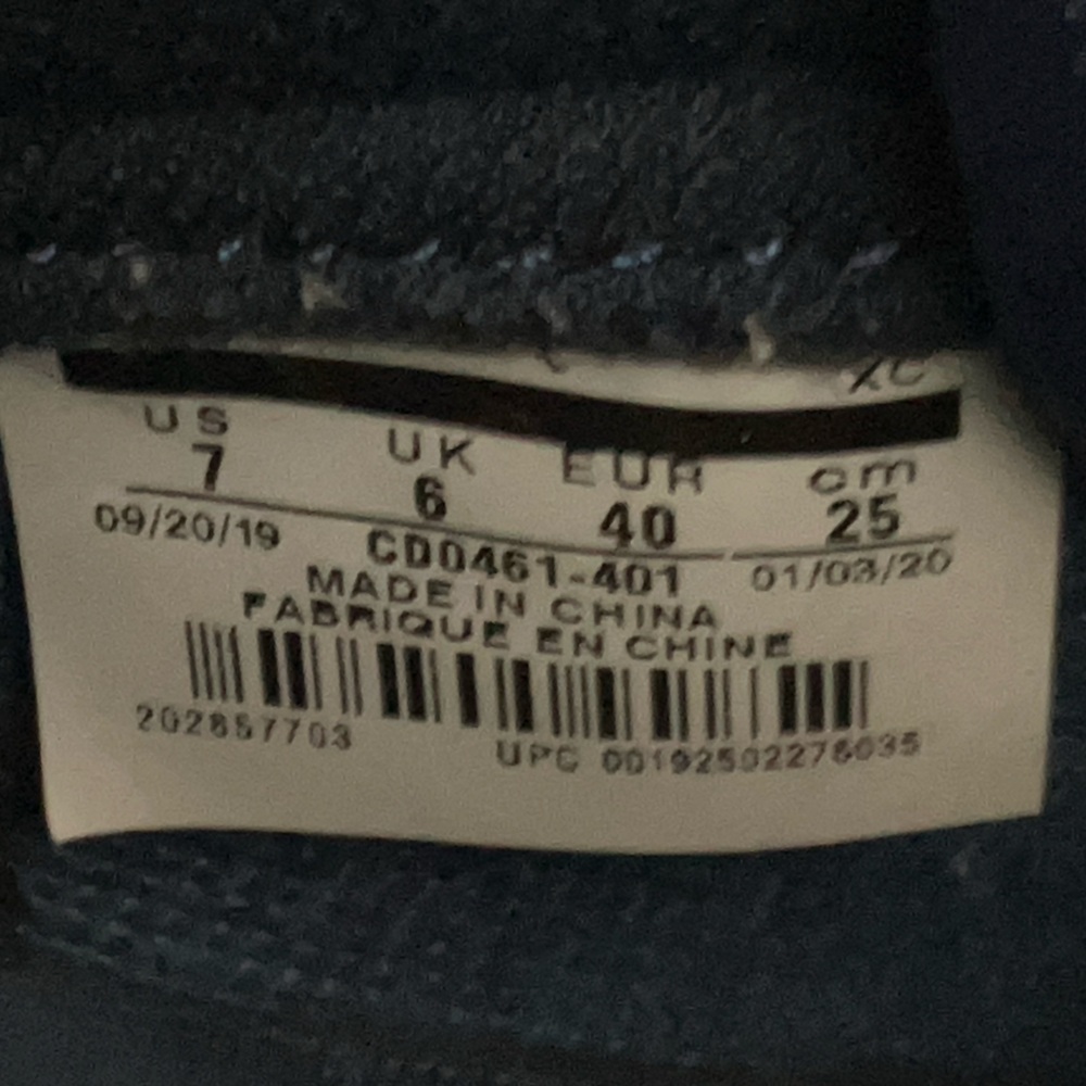 Nike Air Jordan 1 High Retro OG Blue Chill Patent Leather Sneakers RARE Shoes - Picture 10 of 16